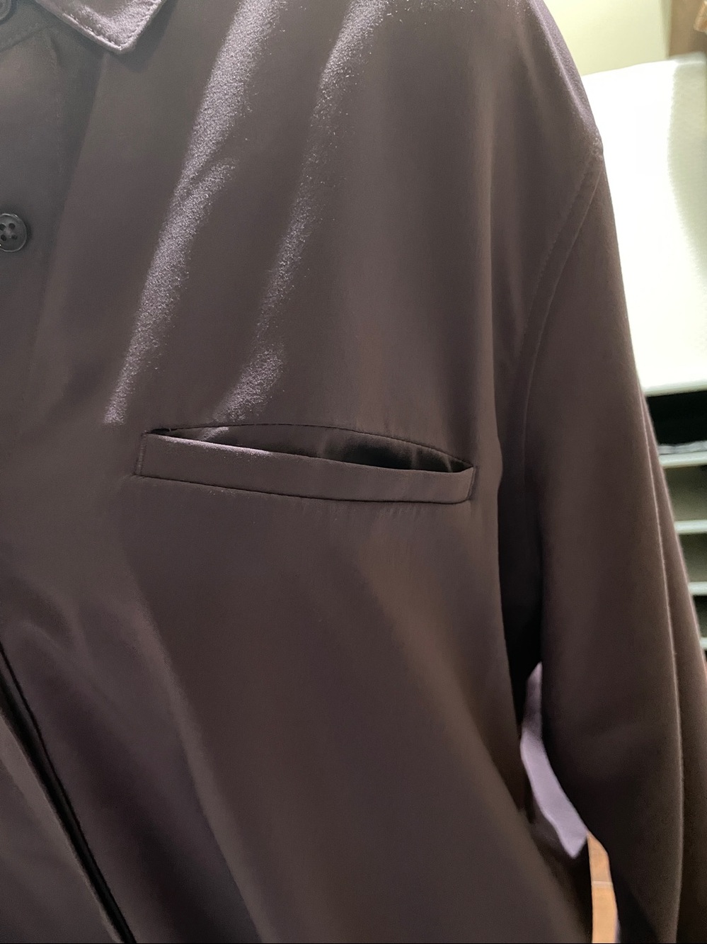 Athleta flowy Purple Long Sleeve (L) Button-Down Shirt, CYA - Picture 3 of 9